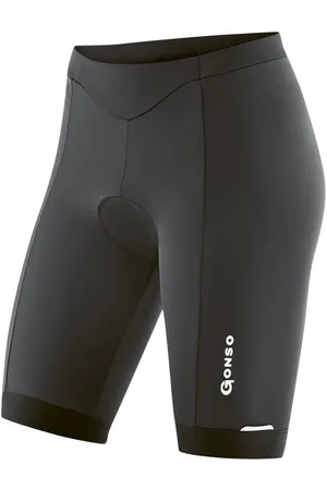 Gonso Fahrradhose Fortuna kurze Damen Radlerhose mit Sitzpolster, strapazierfähige Radhose