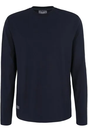 Ahorn Langarmshirt mit modernem Rundhalsausschnitt