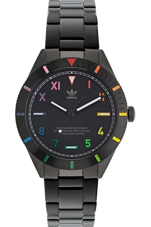 adidas Quarzuhr EDITION THREE AOFH220562I, Armbanduhr, Herrenuhr, Damenuhr, analog, Edelstahlarmband