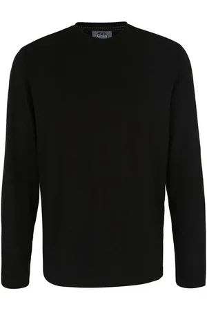 Ahorn Langarmshirt mit modernem Rundhalsausschnitt