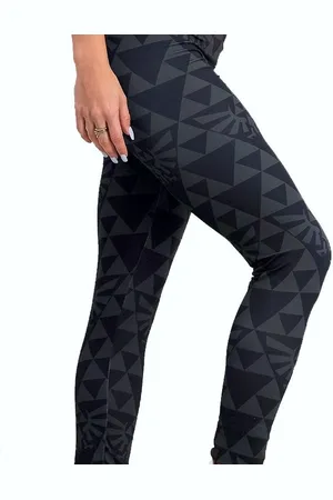 The Legend of Zelda Leggings ZELDA LEGGINGS Triforce hyrule Damen + Mädchen Hose Leggins Gr. XS S M L grau - sxhwarz - Verkäufer: coole-fun-t-shirts