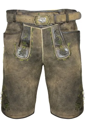 Mark Maddox Trachtenlederhose Kurze Trachten Lederhose 