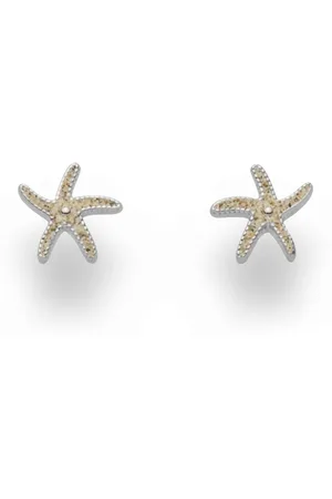 DUR Ohrring-Set Schmuck: Ohrring, Ohrstecker "Seestern II" mit Strandsand O4920 - Verkäufer: Strandsandschmuck