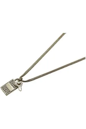 DKNY Collier Damen, aus Edelstahl, mit Zirkonia, 2 Anhänger, Karabiner, 45cm lang - Verkäufer: Gigandet
