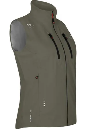Bergson Regenjacke LEKNES THERMO Weste Damen Regenweste, recycelt, leicht wattiert, 20000 mm Wassersäule, No - Verkäufer:
