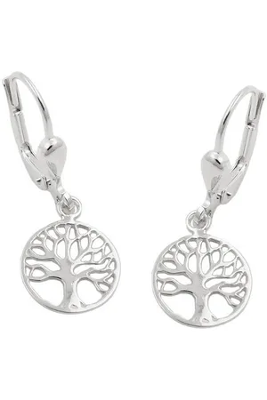 GALLAY Paar Ohrhänger Ohrhänger Ohrring 26x10mm Baum des Lebens Silber 925 (1-tlg) - Verkäufer: Cats Collection