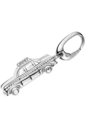DKNY Charm-Einhänger Anhänger, aus Edelstahl, Silber, Taxiform, Karabiner - Verkäufer: Gigandet