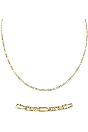 Firetti Collierkettchen Schmuck Geschenk Gold 333 oder 585 Figarokettengl. in mehreren Breiten, Made in Germany
