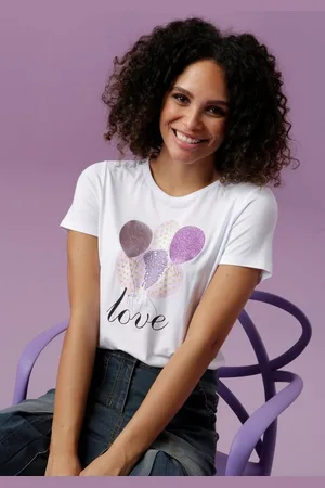 Aniston T-Shirt mit Luftballons bedruckt, teilweise mit Pailletten und Glitzerdruck