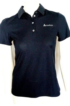 Odlo Poloshirt Tina Funktional Damen Poloshirt, Schwarz Outdoor Poloshirt - Verkäufer: evoox