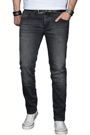 Alessandro Salvarini Straight-Jeans ASMinero Slim Fit Jeans mit 2% Elasthan - Verkäufer: Golden Brands