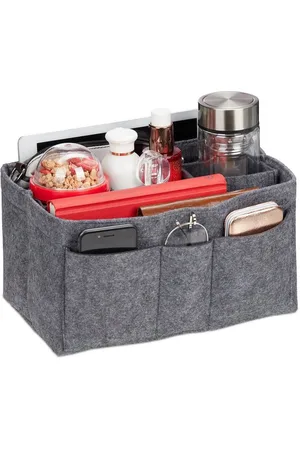 Relaxdays Handtasche Taschenorganizer Handtasche Filz, S - Verkäufer: