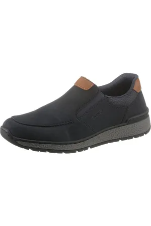 Rieker Slipper mit kontrastfarbenen Besätzen, bequeme Form