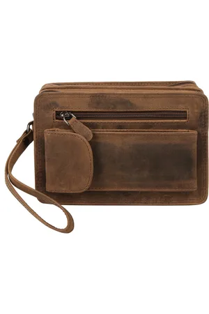 Bagan Handgelenktasche, echt Leder
