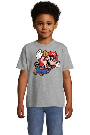 Blondie & Brownie T-Shirt Kinder Super Mario 3 Fligh Retro Konsole - Verkäufer: Hubihu
