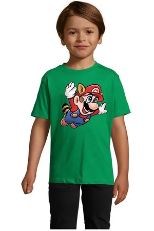 Blondie & Brownie T-Shirt Kinder Super Mario 3 Fligh Retro Konsole - Verkäufer: Hubihu