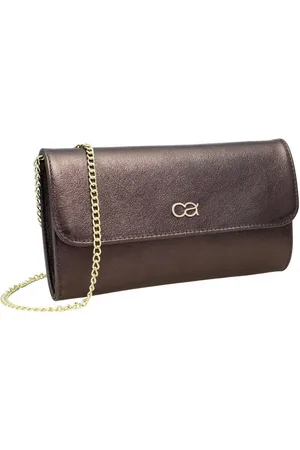 Alessandro Clutch Eleganz, aus Leder, mit separaten Fächern