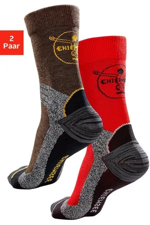 CHIEMSEE Wandersocken (Packung, 2-Paar) mit gepolsterten Dämpfungszonen