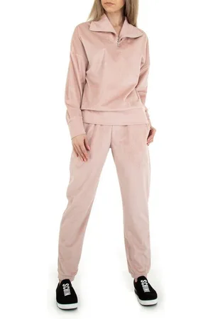 Ital-Design Freizeitanzug Damen Freizeit, Zweiteiler in Pink - Verkäufer:
