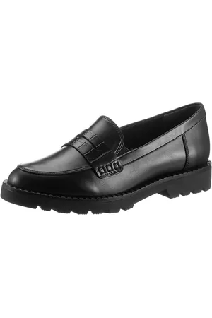 Tamaris Slipper mit dezenter Krokoprägung, schmale Form