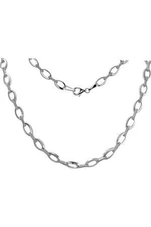 SilberDream Silberkette SDK4901WX Designauswahl Halsketten (Halskette), Halsketten (oval) ca. 44,5cm, 925 Sterling Silber, Farbe: - Verkäufer: Fit4Style Silberschmuck - IMPPAC