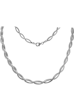 SilberDream Silberkette SDK4902WX Damen Halskette Silber (Halskette), Halsketten (oval) ca. 44,5cm, 925 Sterling Silber, Farbe: - Verkäufer: Fit4Style Silberschmuck - IMPPAC