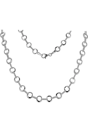 SilberDream Silberkette SDK4901WX Designauswahl Halsketten (Halskette), Halsketten (rund) ca. 45cm, 925 Sterling Silber, Farbe: - Verkäufer: Fit4Style Silberschmuck - IMPPAC