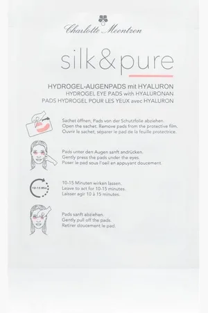Charlotte Meentzen Gesichtspflege Hydrogel-Augenpads mit Hyaluron, 5 Beutel à 2 Augenpads - Silk & Pure - Verkäufer: kokett Kosmetik Gabriele Hellmich