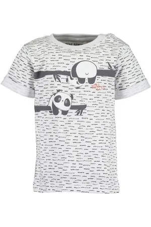 Blue Seven T-Shirt Baby Unisex T-Shirt mit Allover-Print aus reiner Baumwolle, mit Frontprint - Verkäufer: Schnubby-de