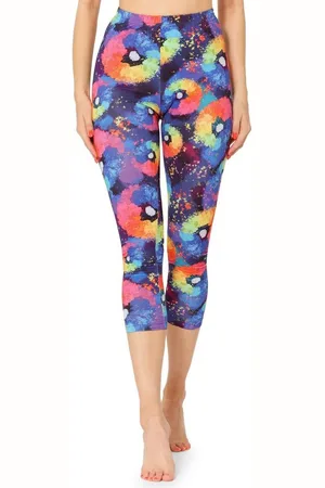 Merry Style Leggings Damen 3/4 Capri Leggings MS10-411 (1-tlg) elastischer Bund - Verkäufer: HISERT