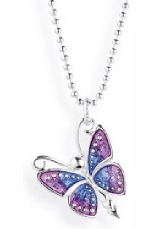 HEARTBREAKER Kettenanhänger Anhänger Schmetterling Silber / Brandlack LD FP 32 - Verkäufer: Schmuck-Uhren-Trends