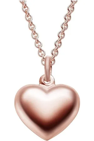 Amoonic Herzkette Halskette Damen Silber 925 Frauen Kette mit Herzanhänger Echt Silber (inkl. Schmucketui), Echte Herz Silberkette Gold Rosegold vergoldet Geschenk Freundin - Verkäufer: