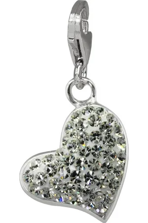 SilberDream Charm-Einhänger Charm Herz Zirkonia, Charmsanhänger Herz, 925 Sterling Silber, Farbe: - Verkäufer: Fit4Style Silberschmuck - IMPPAC