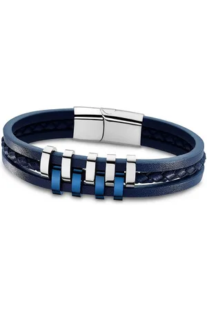 Lotus Edelstahlarmband Armband silber blau (Armband), Armbänder für Herren Edelstahl (Stainless Steel) - Verkäufer: Fit4Style Silberschmuck - IMPPAC
