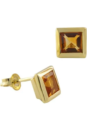 Acalee Paar Ohrstecker Citrin-e Gold 333 / 8K Ohrstecker mit Citrin - Verkäufer: uhrcenter