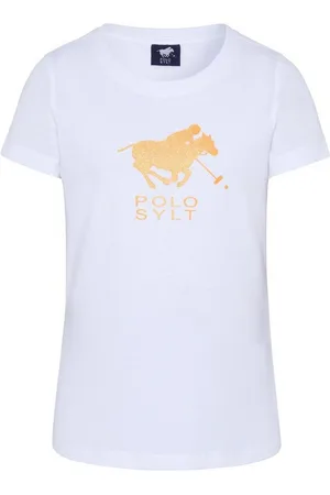 Polo Sylt Print-Shirt mit glitzerndem Labelprint - Verkäufer: Bay City Textilhandels GmbH