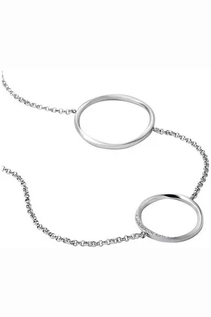 DKNY Collier Damen, aus Edelstahl, Erbskette, Zirkonia, 70cm lang, Karabiner - Verkäufer: Gigandet