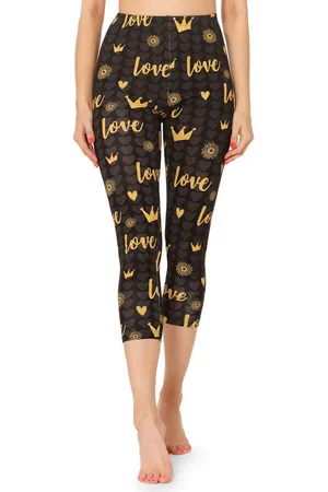 Merry Style Leggings Damen 3/4 Capri Leggings MS10-411 (1-tlg) elastischer Bund - Verkäufer: HISERT