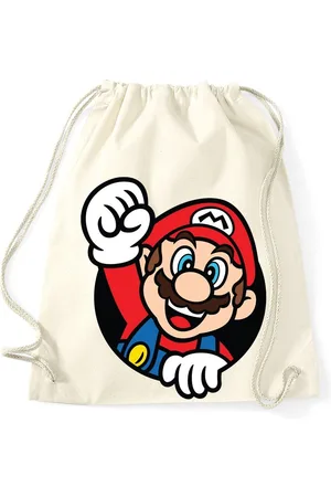 Blondie & Brownie Turnbeutel aus Baumwolle Mario Faut Retro Konsole Gaming - Verkäufer: Hubihu