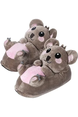 corimori Tier Pantoffeln für Kinder Einheitsgröße 25-33,5 Plüsch Hausschuhe (Packung) EU Einheitsgröße 25-33,5 Hugo der Koala für Kinder, Jungen, Mädchen - Verkäufer: GmbH