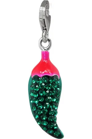 SilberDream Charm-Einhänger Charm Chili Zirkonia, Charmsanhänger Chili, 925 Sterling Silber, Farbe: , pink - Verkäufer: Fit4Style Silberschmuck - IMPPAC