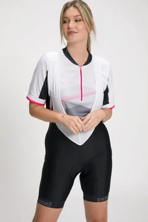 Ulla Popken Funktionshose Radfahrhose Sitzpolster Mesh-Hosenträger Gummisaum - Verkäufer: Popken Fashion Group