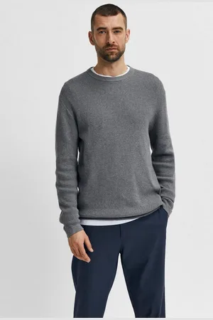 SELECTED Rundhalspullover ROCKS KNIT CREW NECK