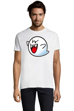 Blondie & Brownie T-Shirt Herren Super Mario Boo Gespenst Geister Retro Kosnole - Verkäufer: Hubihu
