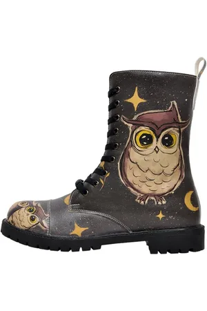 Dogo Zipsy Owls Family Damen Stiefel / Female Schnürboots Vegan