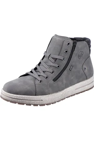 Rieker Schnürboots mit zwei Reißverschlüsse, Freizeitschuh, Schnürschuh