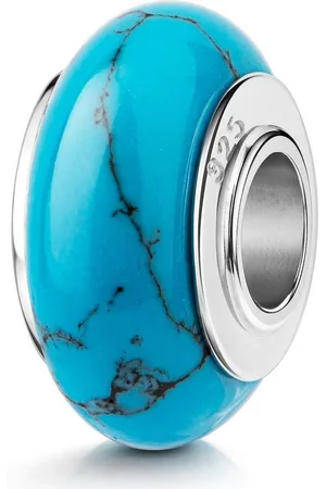 Materia Bead Türkis Edelstein 370, Hülse aus 925 Sterling Silber - Verkäufer: Schmuck