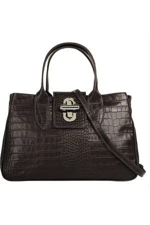 Cluty Henkeltasche, echt Leder, Made in Italy