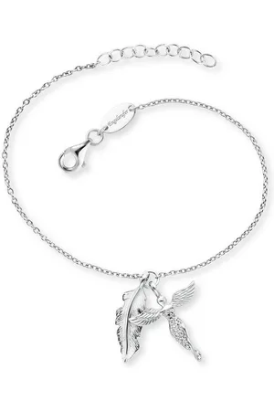 Engelsrufer Armband Feder & Engel, ERB-FEDER-ANGEL, mit Zirkonia (synth)