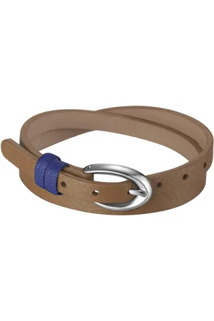 ESPRIT Armband Rio Latte Macchiato, aus Leder, Edelstahl, , Dornschließe, 38cm lang - Verkäufer: Gigandet